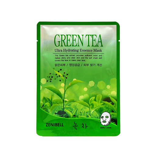 跨境豆[Korea Cross Border]Korea ZENIBELL GREEN TEA MASK