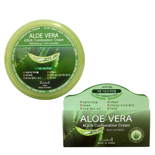 [Korea Cross Border]Korea ZENIBELL  ALOE VERA AQUA COMBINATION CREAM
