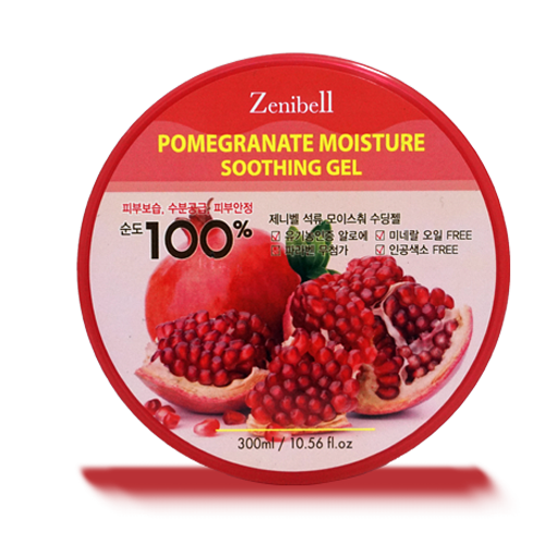 [Korea Cross Border]Korea ZENIBELL  POMEGRANATE MOISTURE SOOTHING GEL