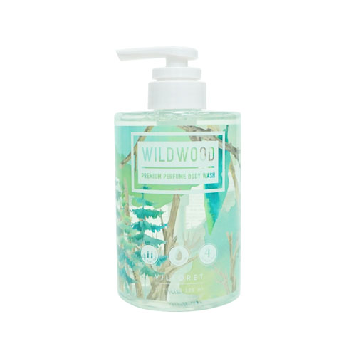 [Korea Cross Border]Korea Vilforet Premium Perfume Body  Wash Rose