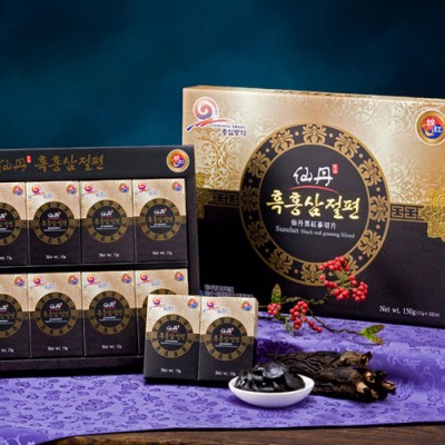 [Korea Cross Border]Korea Seondan Black red ginseng sliced