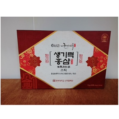 [Korea Cross Border]Korea 6 Years Near Cheonnyeon Maru SaengKiRyeok Red Ginseng Stick