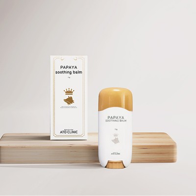 [Korea Cross Border]Korea Beautyfox atoclinic Papaya Soothing Balm