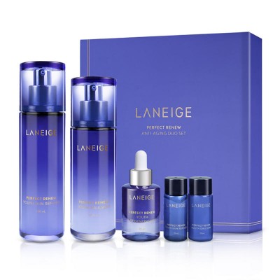 New Laneige Snow Gel Renewal Lotion Set