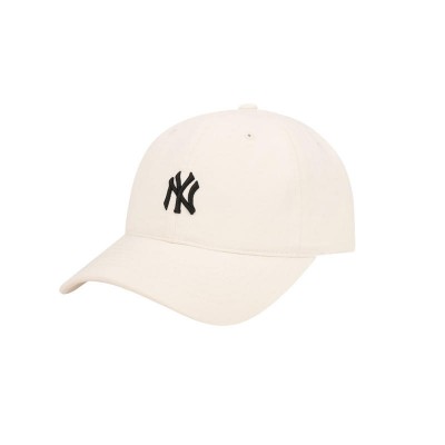 MLB hat NY small standard milk white