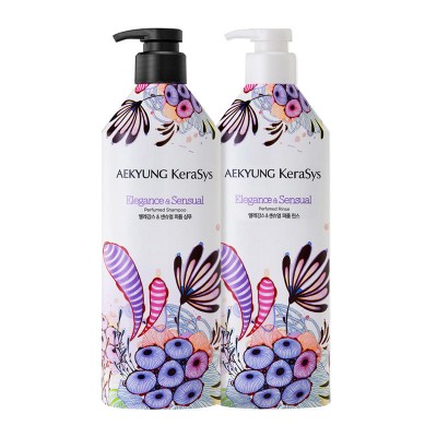 Aekyung Purple Shampoo 600ml + Conditioner 600ml