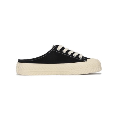 MLB half slippers black