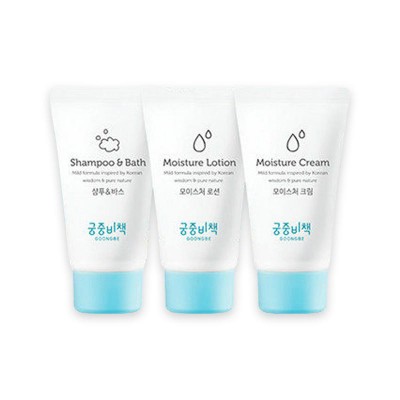 Palace Secret Policy Medium Body Lotion 30ml + Facial Cream 30ml + Wash and Care 2-in-1 30ml