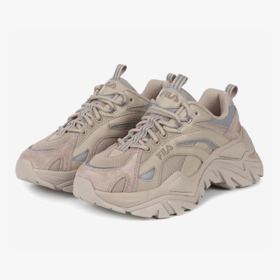 Fila fishbone shoes milk brown